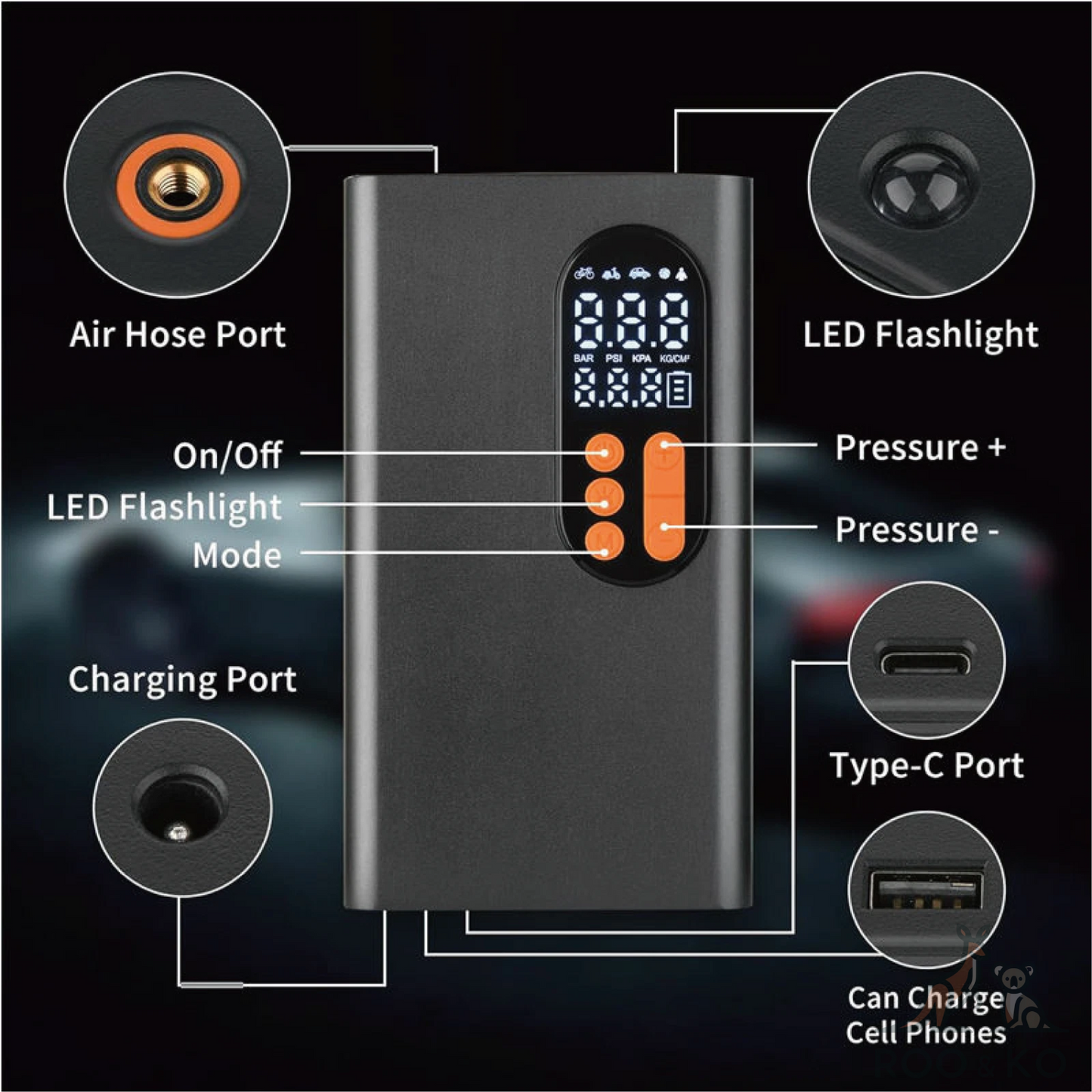 Portable Tyre Inflator