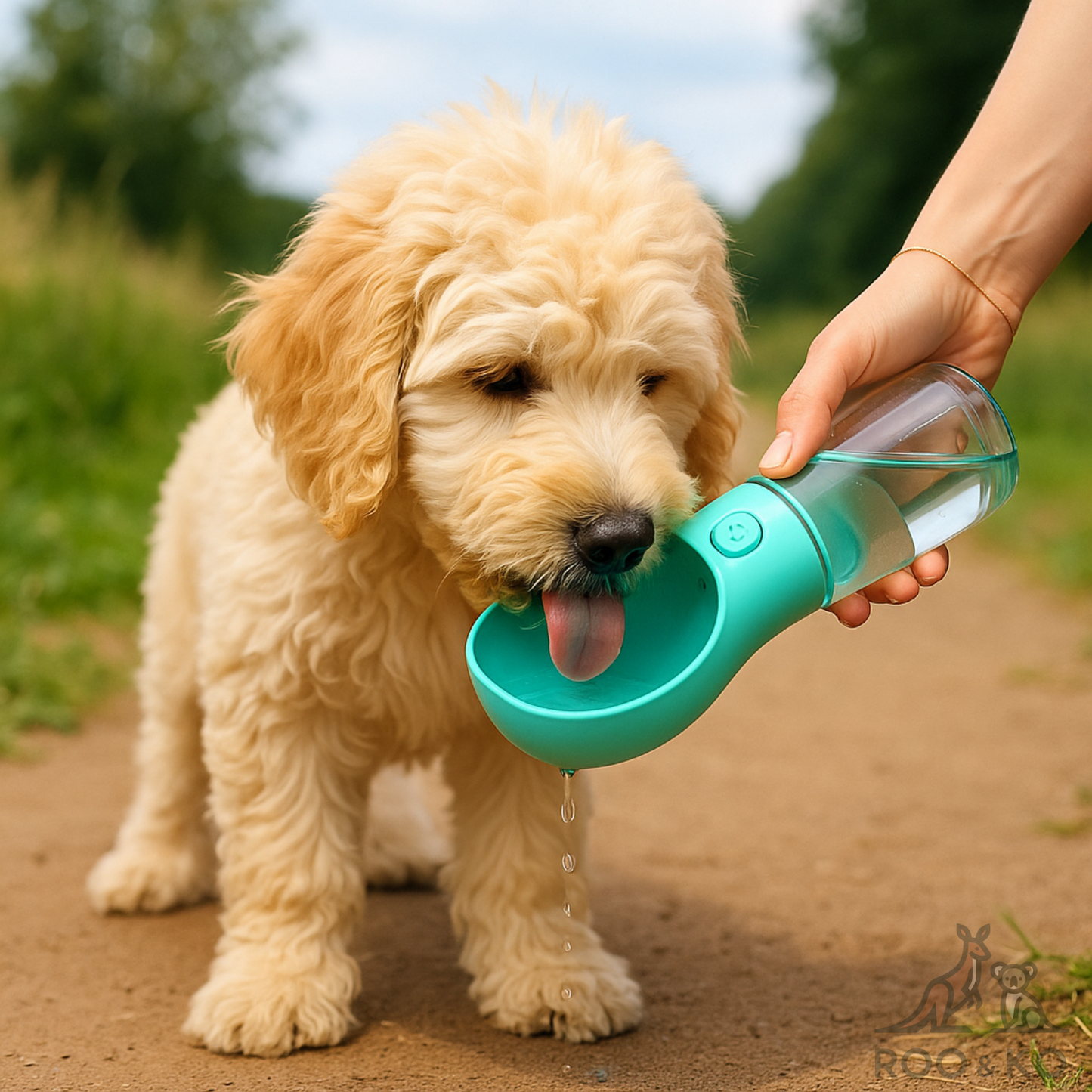 Portable Dog Water Bottle (Leak-Proof)