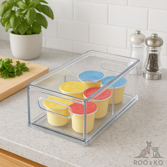 Fridge Drawer Organisers (Stackable Set)