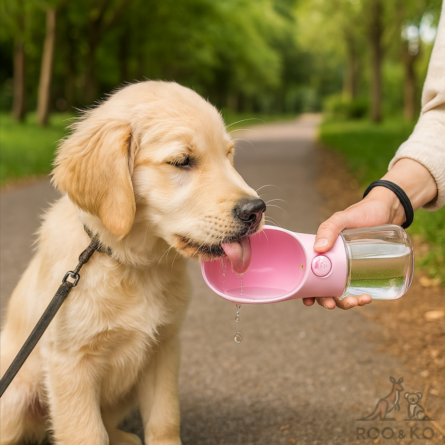 Portable Dog Water Bottle (Leak-Proof)